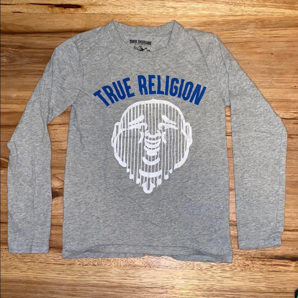 👦True Religion long sleeve shirt size medium